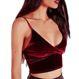 Velvet Bandage Crop Top