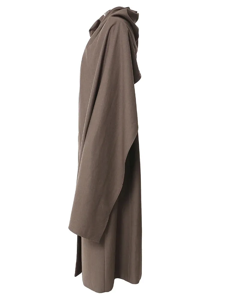 Women's Luxury Scarf Long Trench Coat