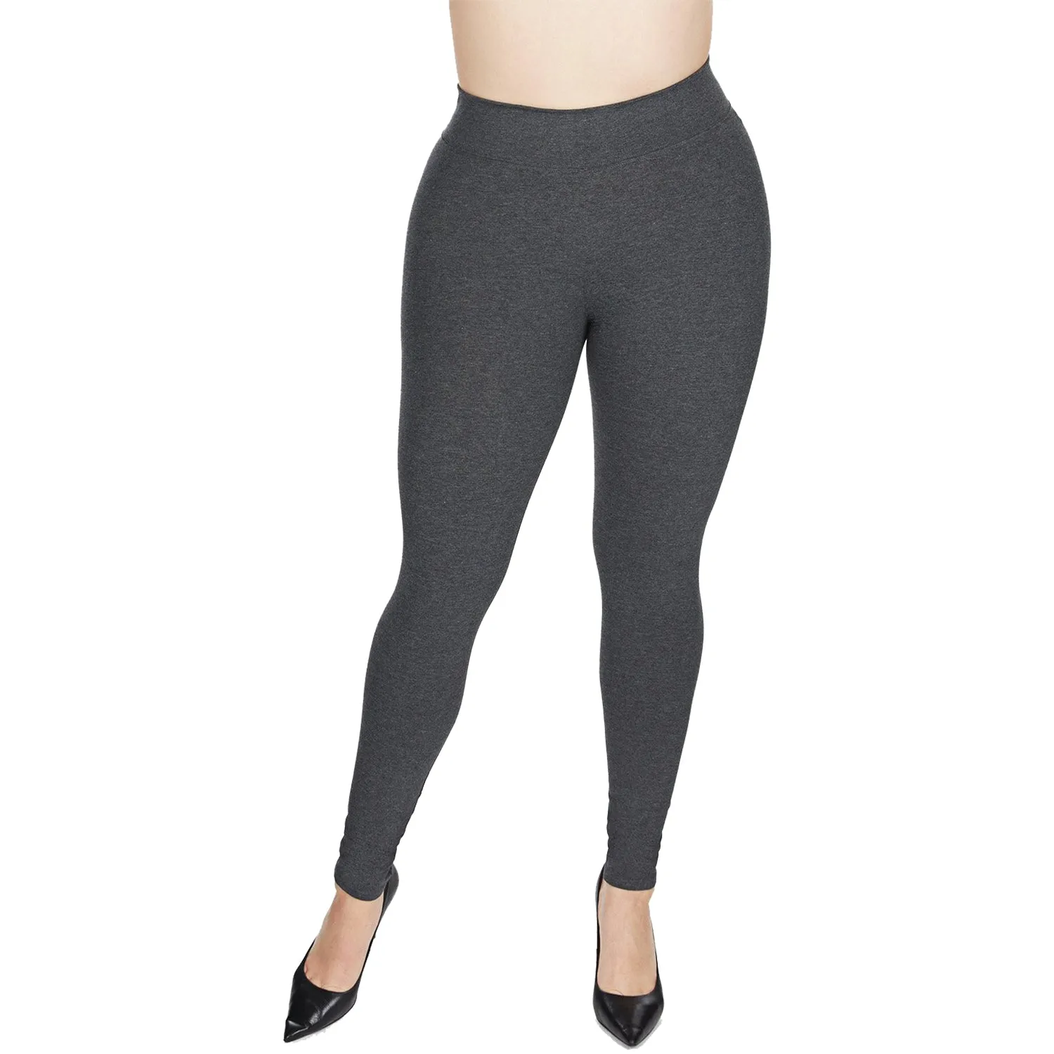 Women's MeMoi Cotton Yoga Pants Grey Heather