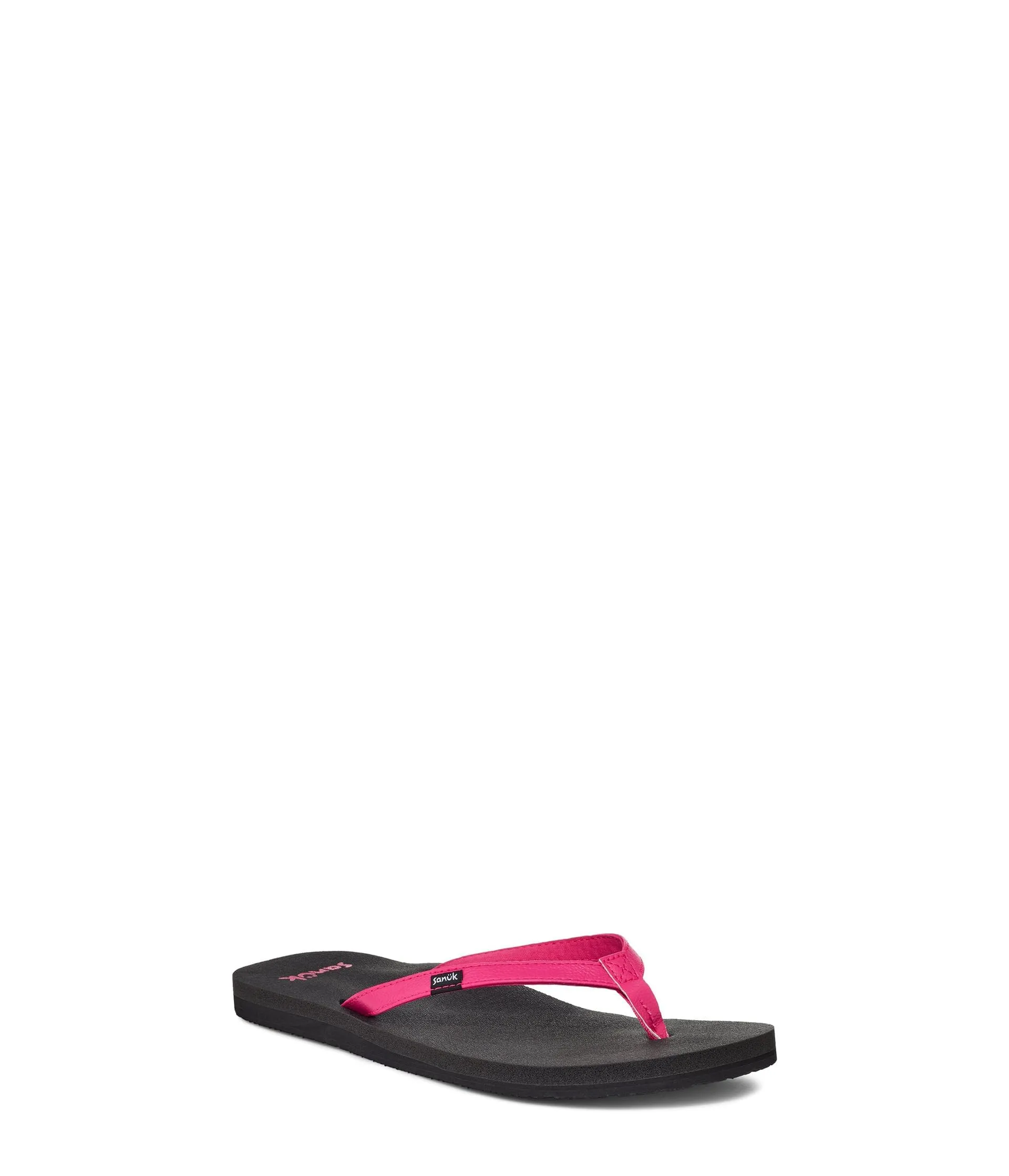 Women's Shoes Sanuk YOGA JOY Flip Flop Toe Post Sandals SWS10275 HOT PINK