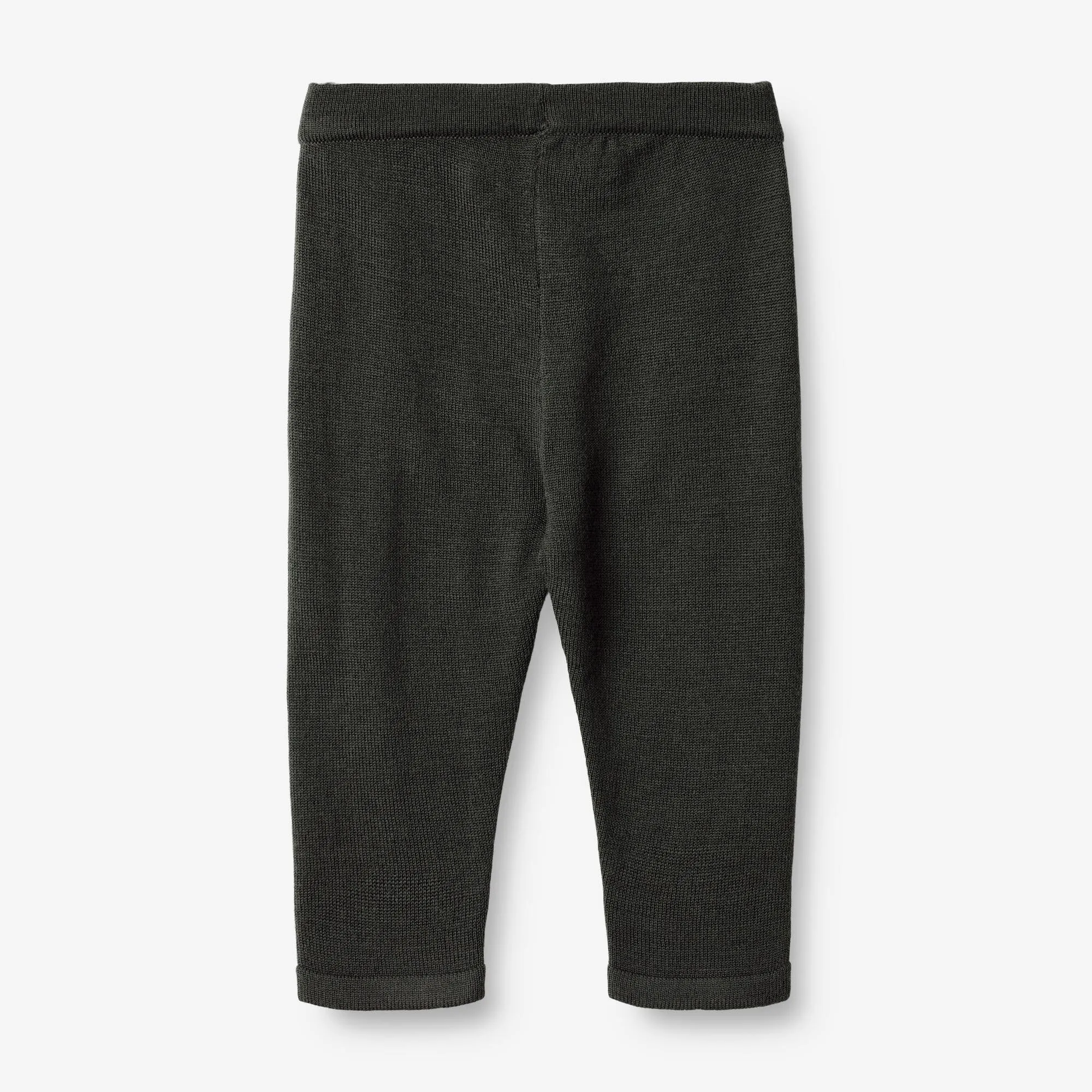 Wool Knit Trousers Neel | Baby - black coal