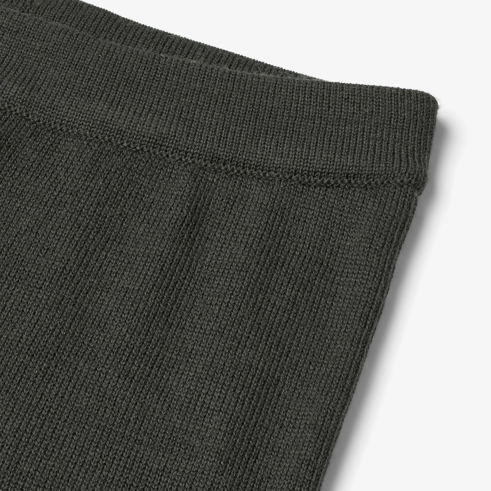 Wool Knit Trousers Neel | Baby - black coal